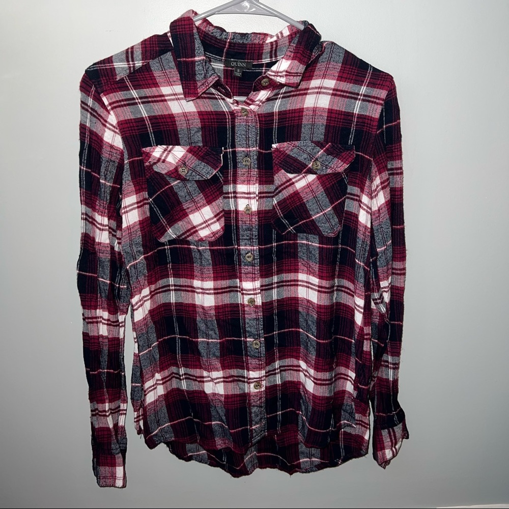 Women’s button down flannel.